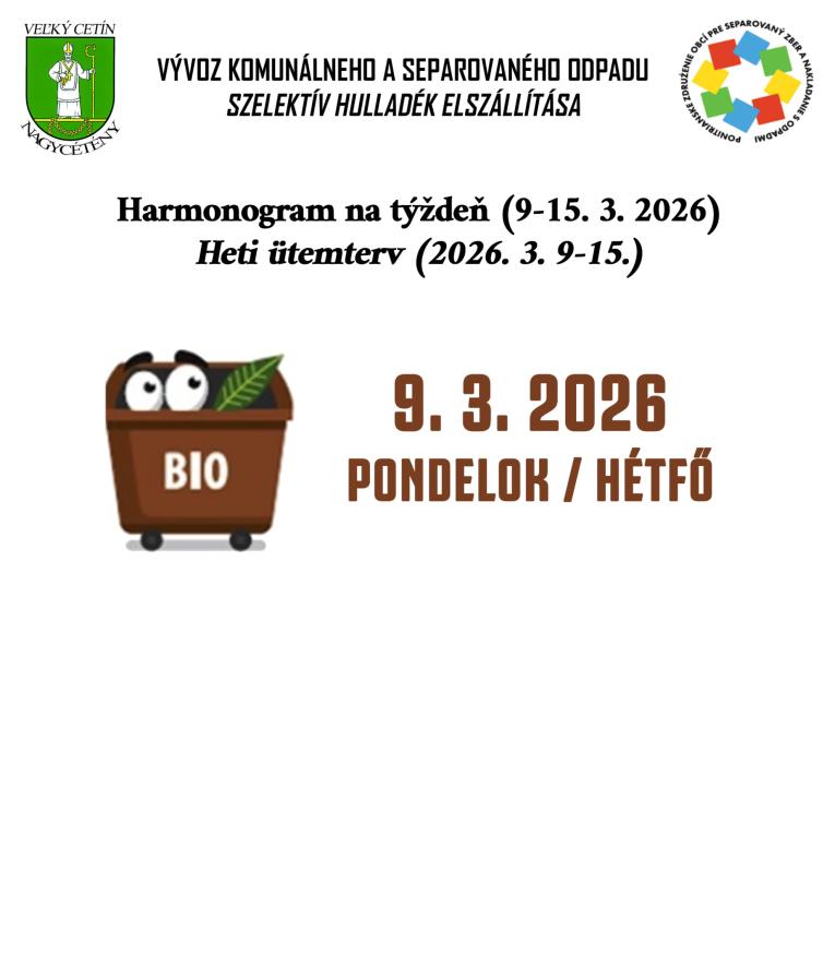 Heti ütemterv (2026. 3.&nbsp;2-8.)